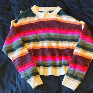 American Eagle Outfitters Colorful Striped Sweater